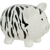 Black Zebra Piggy Bank