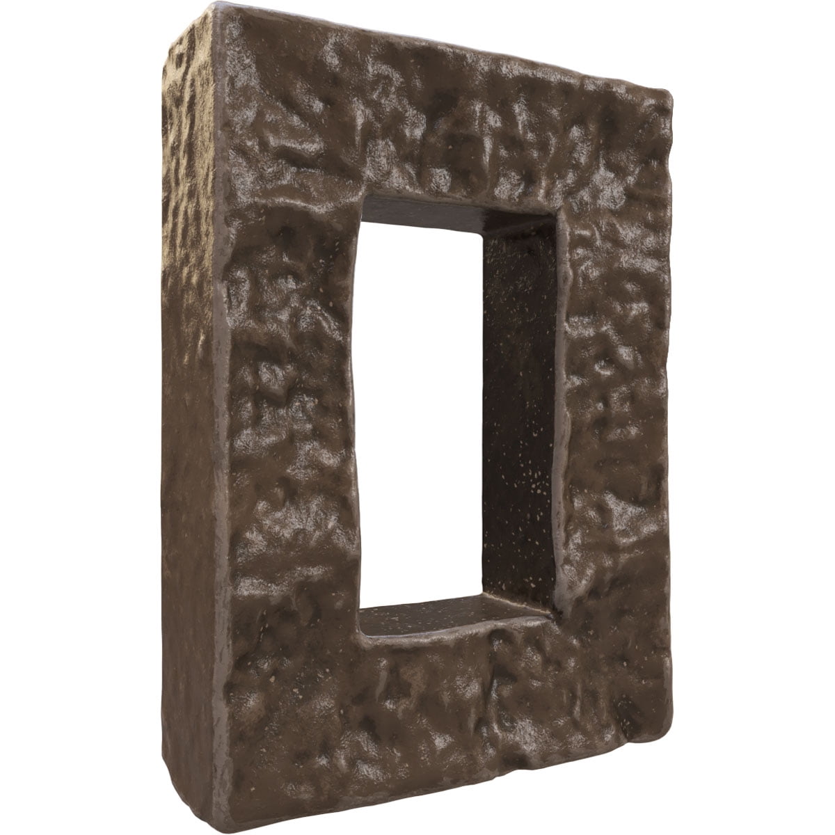 Ekena Millwork 4"W x 3"D x 7 7/8"H Universal Electrical Cover for EverStone Faux Stone Siding Panels, Willow Peak