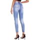 thumbnail image 5 of Pantalones vaqueros de cintura alta para mujer, ajustados, elásticos, ajustados, con control de barriga, pantalones vaqueros150-blue0, 5 of 5
