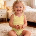 thumbnail image 2 of ShomPort Girls Sleeveless Bodysuit Cotton Tank Tops Summer Comfy Soft Undershirts 1-42 Months, 2 of 7