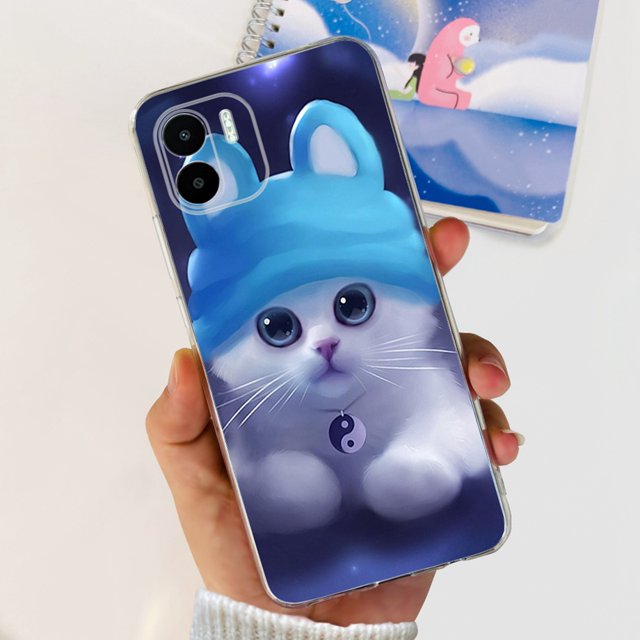 Cute Animals Pattern Case For Xiaomi Redmi A1+ A2+ Coques Camera Protection Soft Capas For Redmi A2 A1 A1Plus Clear Bumper Case 681 Redmi A2 Plus