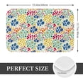 thumbnail image 2 of Sikiie Cartoon Flowers Print Flannel Anti-slip Floor Mat 16x24in, Thickened Dustproof Entrance Door Mat Floor Mat for Kitchen, Bathroom, Laundry Room, 2 of 7