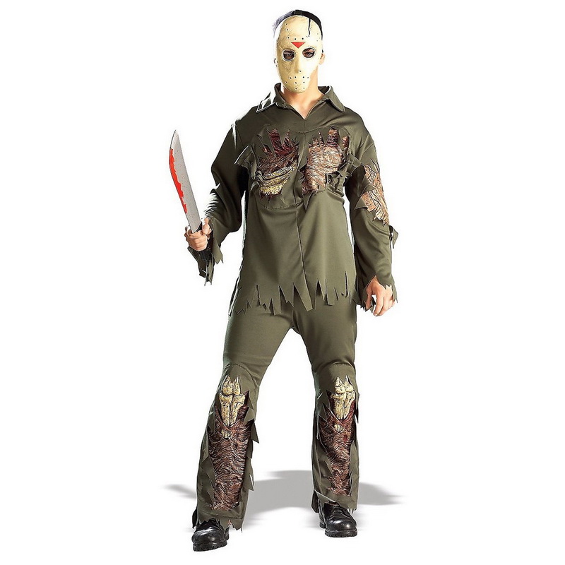Rubies Friday The 13th Jason Super Deluxe Adult Costume Standard Walmart Com Walmart Com