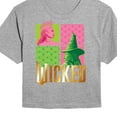 thumbnail image 3 of Wicked - Elphaba And Glinda Logo - Juniors Cropped Graphic T-Shirt, 3 of 5
