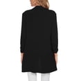 thumbnail image 3 of Blazer Unifizz para mujer, manga 3/4, casual, cuello con muescas, XL, 3 of 7