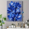 thumbnail image 4 of Blue Alstroemeria Floral Canvas Print Wall Art, Modern Decor for Living Room Bedroom Office Hallway Dining Room, 4 of 8