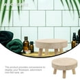 thumbnail image 5 of MERRYHAPY 1Pcs Wood Color Flowerpot Display Base Small Decorative Stool 6.5x6.5x3.5in, 5 of 8