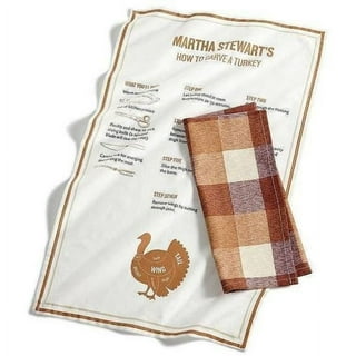 Martha Stewart Morris Striped Kitchen Towels - Aqua/White, 2 pk - Kroger
