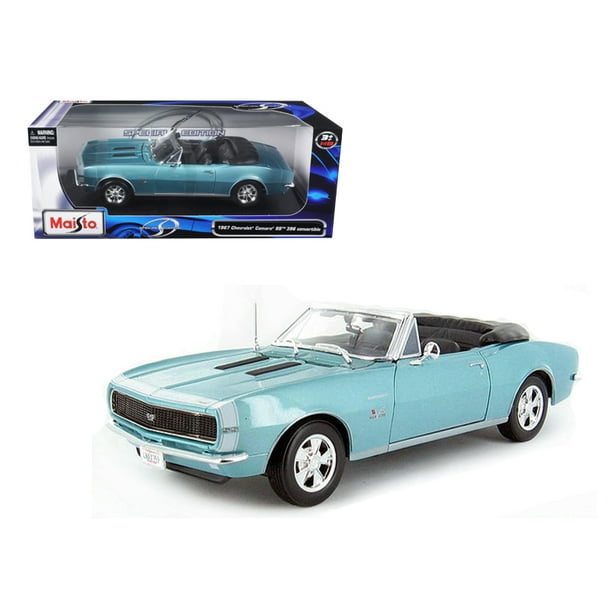 1967 Chevrolet SS 396 Convertible Turquoise 1/18 Model Car by Maisto -