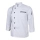 thumbnail image 1 of Chaquetas uniforme de catering manga con bolsillos para bolígrafos L Hugo Chaqueta de chef de manga larga, 1 of 3