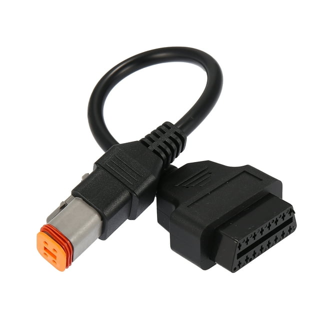 4Pin to OBD2 Diagnostic Scanner Adapter Cable for Harley Davidson Motorbike OBDII 16Pin to 4Pin