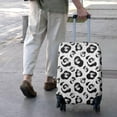 thumbnail image 3 of Black White Cow Pattern Luggage Cover Fashion Suitcase Cover Baggage Covers Fit 25-28 Inch Luggage (Go Travel), 3 of 5