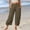 Army Green women elastic waist harem pants a1, variant on Elastic Waist Harem Pants for Women Wide Leg Casual Loose with Pockets Ankle Length Drawstring Trousers Workout Lounge Yoga Beach Travel Clothes, Light Blue M