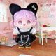 thumbnail image 2 of 20cm Plush Doll Headdress White Shirt Strap Dress 8in Doll Clothes 26-27s, 2 of 4