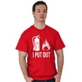 thumbnail image 5 of Put Out Fire Firefighter Fireman Men's Graphic T Shirt Tees Brisco Brands X, 5 of 6