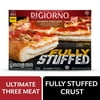 Frozen Pizza, DiGiorno 3 Meat Fully Stuffed Crust Pizza, 31.7 oz