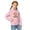 Pink, variant on Shadoumai Cow Print Hoodie for Girls Printed Pattern Long Sleeve Hoodie Pullover Tops with Pocket Trendy Outdoor Workout Sweatshirt Children Fall Winter Hoodie for Boys or Girls