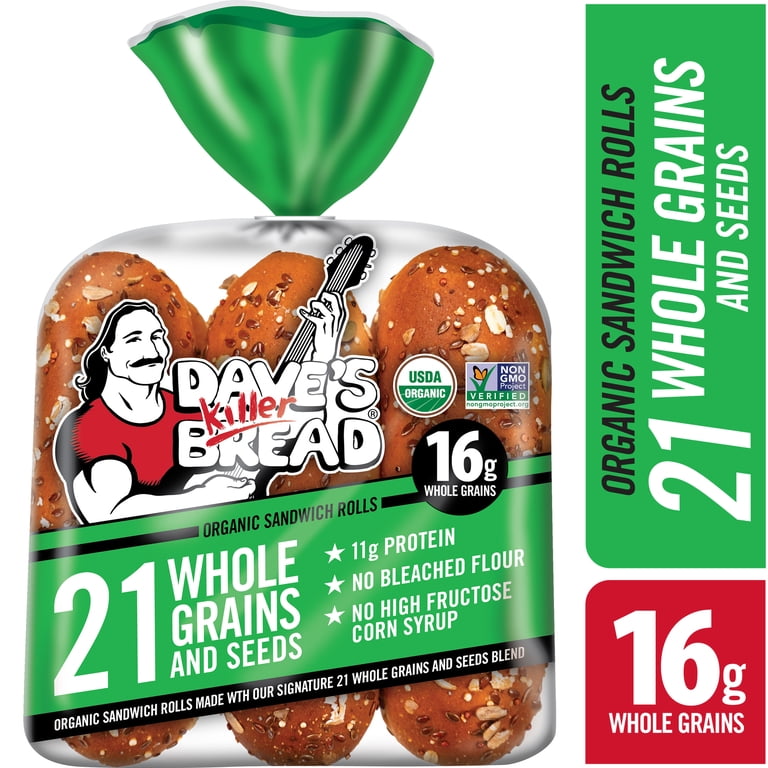 Dave's Killer Bread 21 Whole Grains and Seeds Organic Sandwich