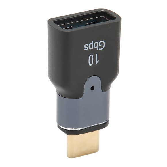 USB Female To Type C Adapter, 15V 5V 3A USB C Adapter Aluminum Alloy Small Compact For Home