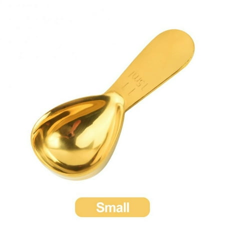 

Creative Titanium Stainless Steel Coffee Spoon Milk Powder Spoon Baking Gold Graduation Spoon Measuring Spoon Tableware