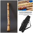thumbnail image 2 of Bamboo Flute Bag Organizer Storage for Music Instrument Musical Carrying Pouch Student, 2 of 6