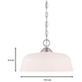 thumbnail image 2 of Designers Fountain - Darcy - One Light Down Pendant-Brushed Nickel Finish, 2 of 3