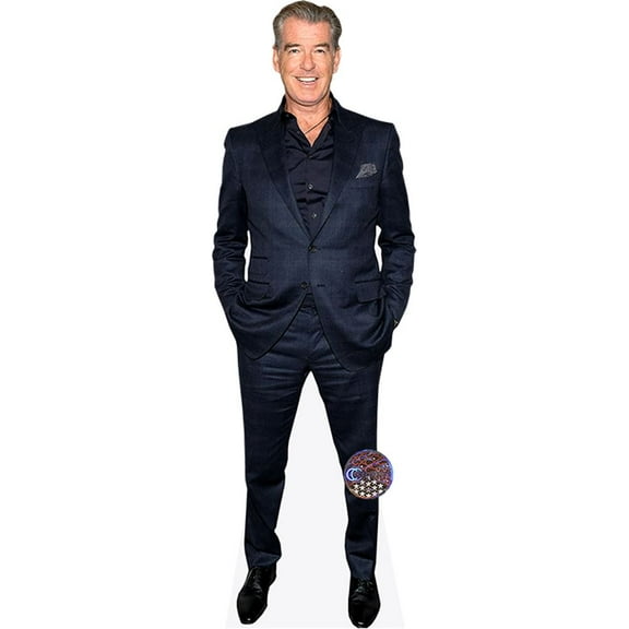 Pierce Brosnan (Blue Suit) Lifesize Cardboard Cutout Standee