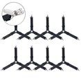 thumbnail image 3 of 8 Uds sujetadores de sábanas YONGSHENG pinza de tirantes elásticos triangulares ajustables, 3 of 5