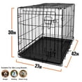 thumbnail image 2 of Blue Beagle 42" Dog Folding Crate Single Door Kennel, 2 of 6