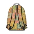thumbnail image 3 of Pioneer Flower Floral Print Pattern Backpack for School, Cute School Bag with Adjustable Shoulder Straps and Padded Back, 15.3"x11"x7.1", 3 of 5