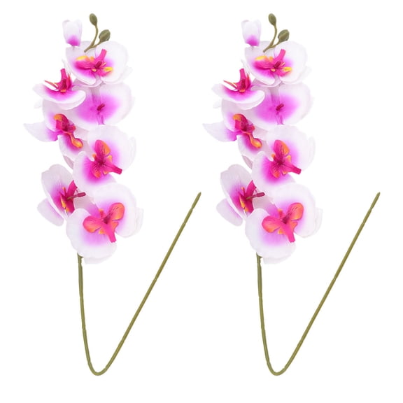 LOLIPPYY Set of 2 Elegant White Artificial Flowers for Wedding, Home, and Indoor Decoration