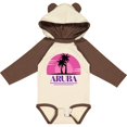 thumbnail image 3 of Inktastic Aruba Vacation Cruise Girls Long Sleeve Baby Bodysuit, 3 of 5