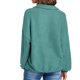 thumbnail image 5 of Pntutb Señoras Otoño e Invierno Suelto top Color sólido Manga larga Jersey Cuello en V Pntutb Pntutb-1712, 5 of 8