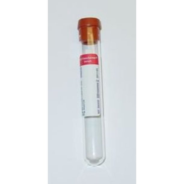 BD Vacutainer, Venous Blood Collection Tube, 16 X 100 mm, 10 mL, Red