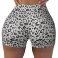 thumbnail image 2 of Fotbe Wild Animal Leopard Print Shorts Sin Costuras – Shorts Deportivos de Cintura Alta para Mujer, Elásticos para Gimnasio, Yoga, Running o Ciclismo-Large, 2 of 8
