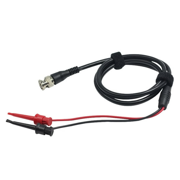 Eigraketly Cobre BNC macho a prueba Clip de gancho Cables de prueba Reemplazo portátil Accesorios de sonda eléctrica profesional Accesorios para bloques patrón