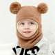 thumbnail image 4 of Conjunto de gorro de invierno ANGGREK bufanda gorro de punto orejeras forro grueso, 4 of 5