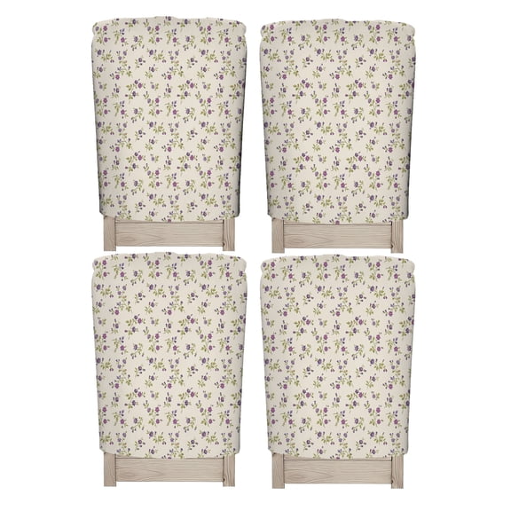 SIGNBLOC 1 Pack Dining Chair Back Covers, Stretch Chair Back Protectors for Home Kitchen Restaurant Decor