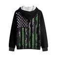 thumbnail image 5 of Uorisanigo American Flag Zip Up Hoodies Sweatshirt for Children Casual Long Sleeve Sweatshirt Jacket Coat with Pockets Spring Autumn Fashion Clothes, 5 of 8