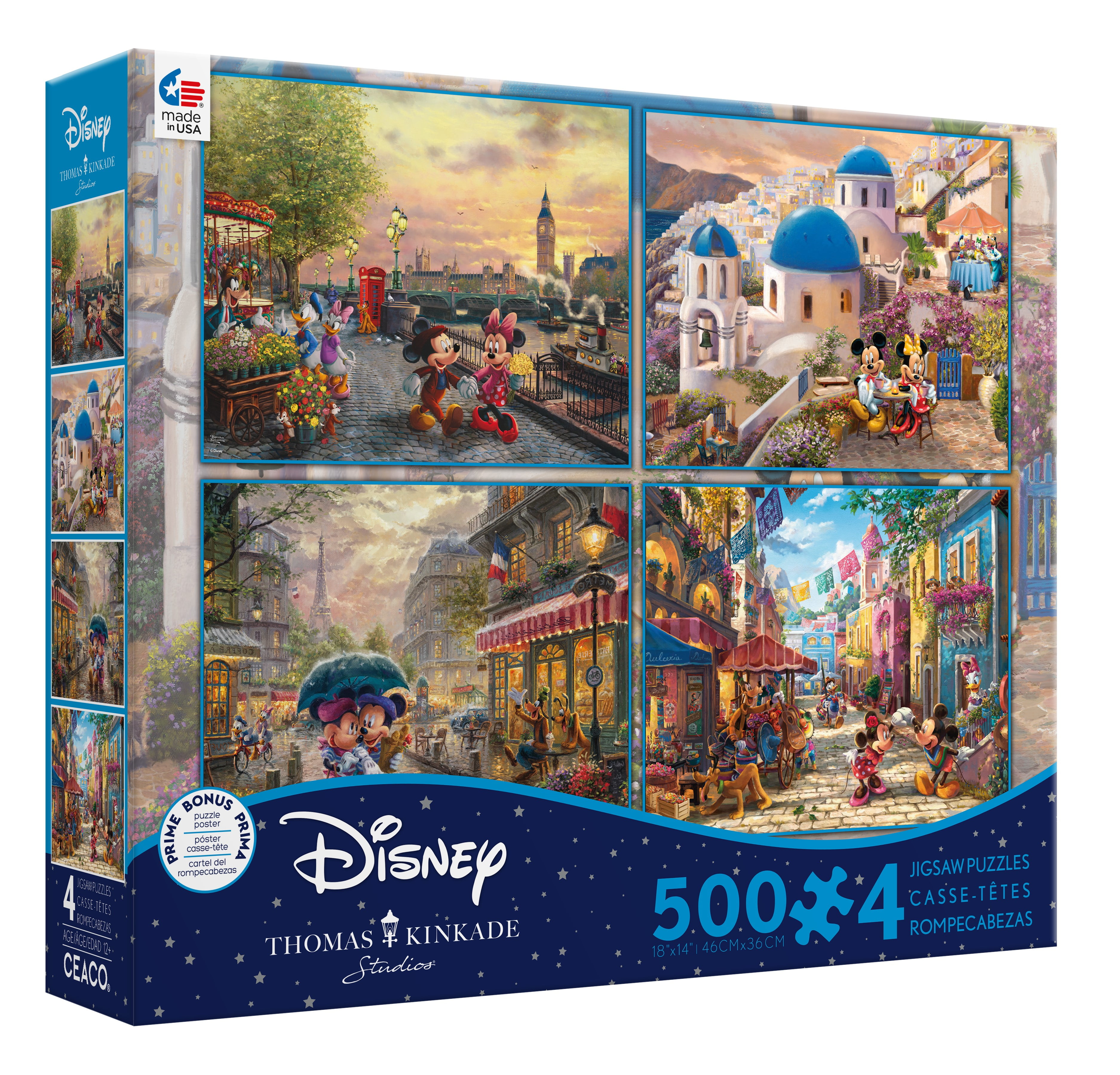 Ceaco - Thomas Kinkade - The Disney Collection - Four 500
