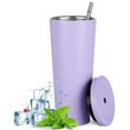 thumbnail image 3 of Stainless Steel Tumbler with Straw and Lid, Double Wall Vacuum Insulated Tumbler cup, 3 of 4