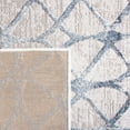 thumbnail image 6 of SAFAVIEH Amelia Floella Geometric Distressed Area Rug, Grey/Blue, 3' x 5', 6 of 9