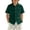 Blackish Green, variant on Toddler Boys Summer Clothes Short Sleeve Button Down Dress Shirts Kids Collar Plain School