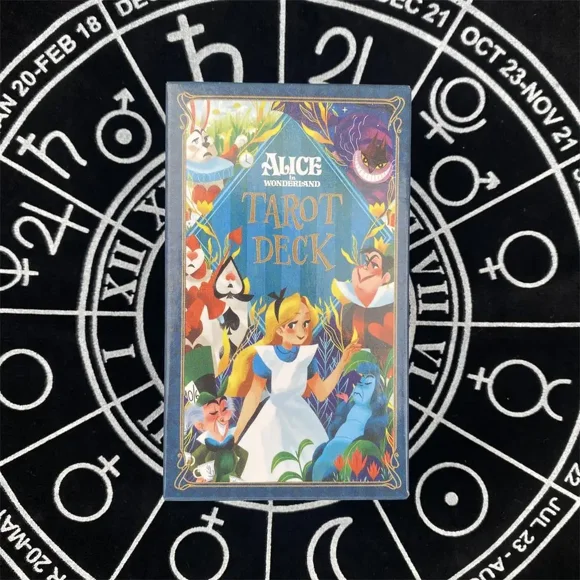 Fast Ship The Witch Tarot Cards Alice In Wonderland Tarot Deck English Tarot Board Games Home Family Entertainment Games