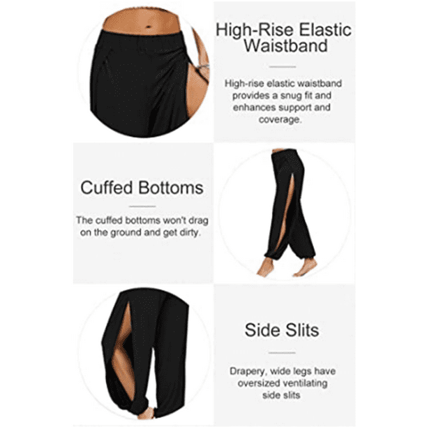 Bellella Women Capris Pant Drawstring Bottoms Elastic Waisted Capri Yoga  Pants Lounge Low Waist Trousers Beach Green XL 