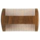 thumbnail image 1 of Peine para piojos de madera, peine para piojos de madera, peine doble de madera para barba, peine para barba de doble cara, diseño aerodinámico, 1 of 9