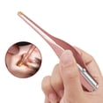 thumbnail image 2 of Kids' Ear Cleaning Kit with LED Light & Visible Scoop - Safe, Portable Tool Set for Children Including Ear Wax Clippers and Tweezers, Gentle Design for Toddler Ear Care (Amaranth Red), Ready to Ship, 2 of 5