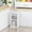 White-1, variant on MIN EN WIN 4 Shelf Bookshelf Bookcase, Open Cubby 4 Cube Storage Shelf, Small Nightstand, Rustic Small Bookshelf Cabinet for Living Room, Bedroom,Guest Room, Office Dorm Room and Bathroom