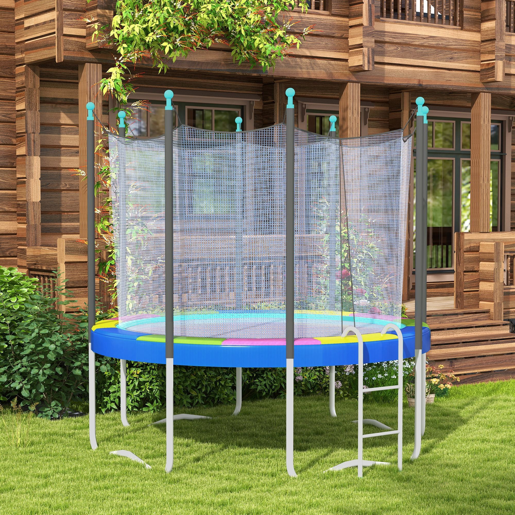 14 Ft Trampoline Spring Cover, Safety Trampoline Pad Replacement, Waterproof and Tear Resistant, All Weather Trampoline Accessories