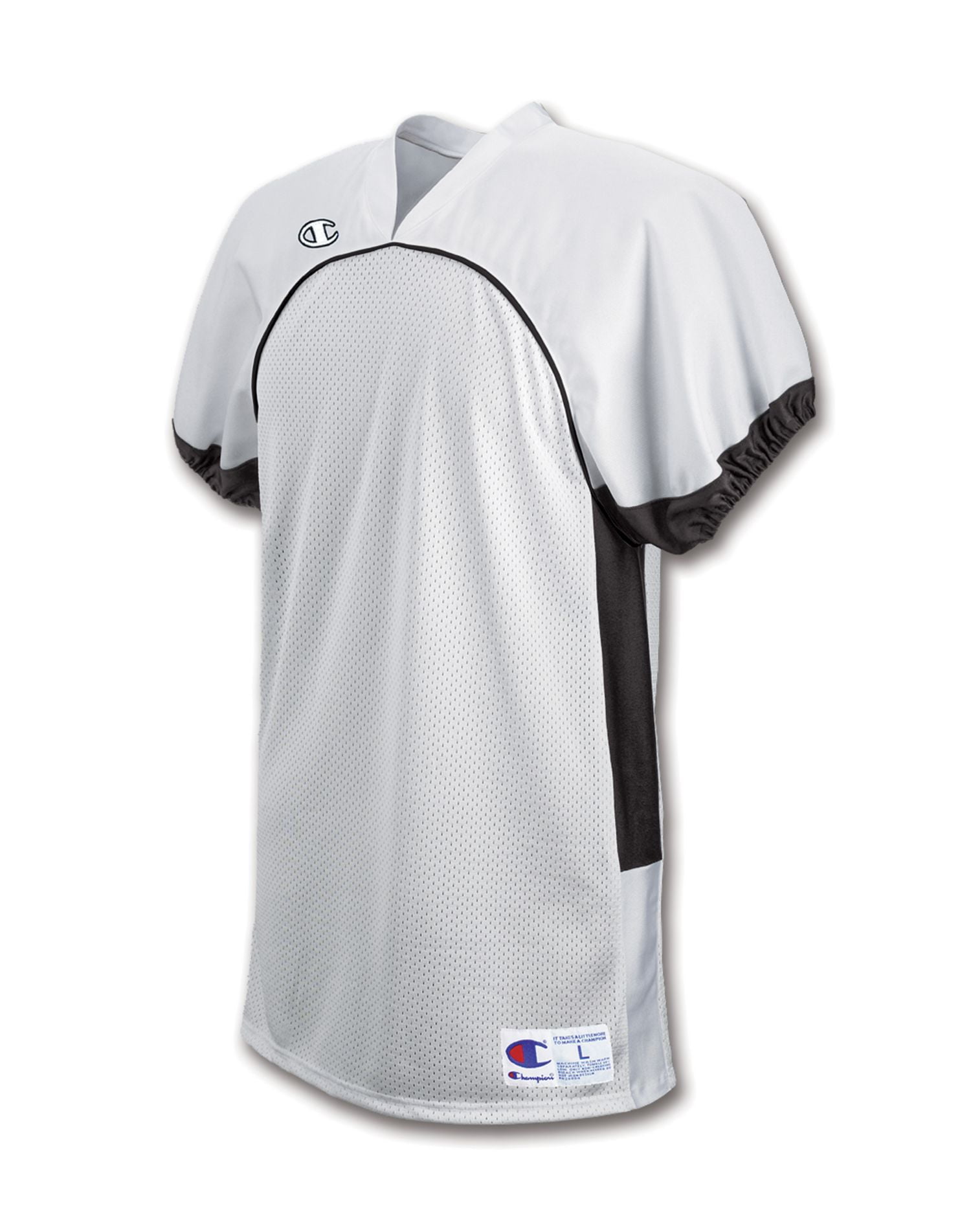 CHAMPION COLORBLOCKED FOOTBALL GAME JERSEY, M, White/Black - Walmart.com - Walmart.com
